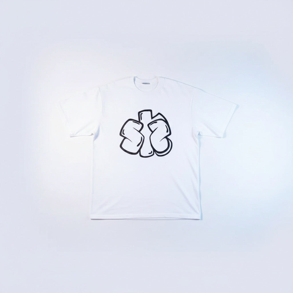 BUBBLE GUM WHITE TEE