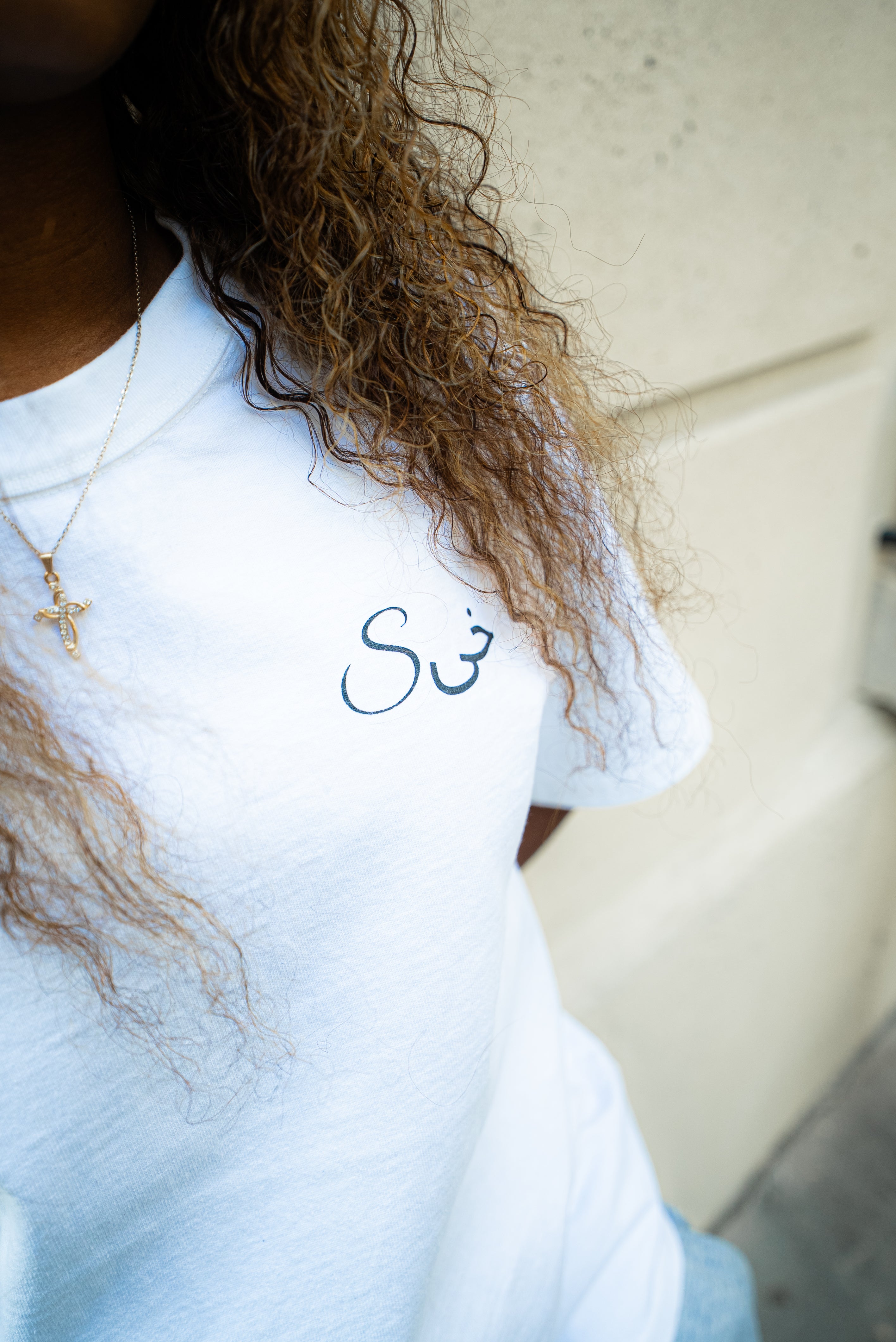 TEE-SHIRT BLANC ‘’NO NOISE ’’