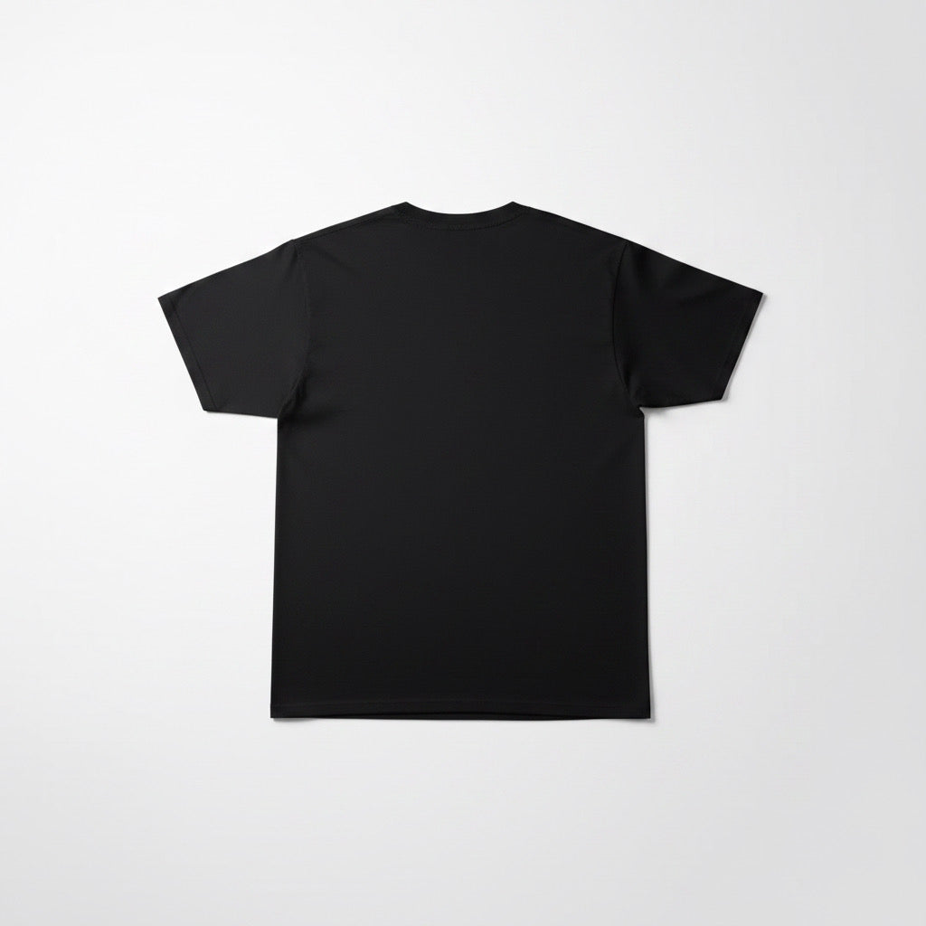 BUBBLE GUM BLACK TEE