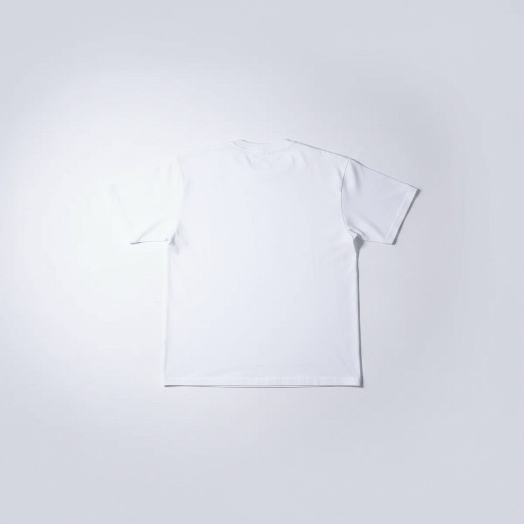 BUBBLE GUM BLUE TEE.