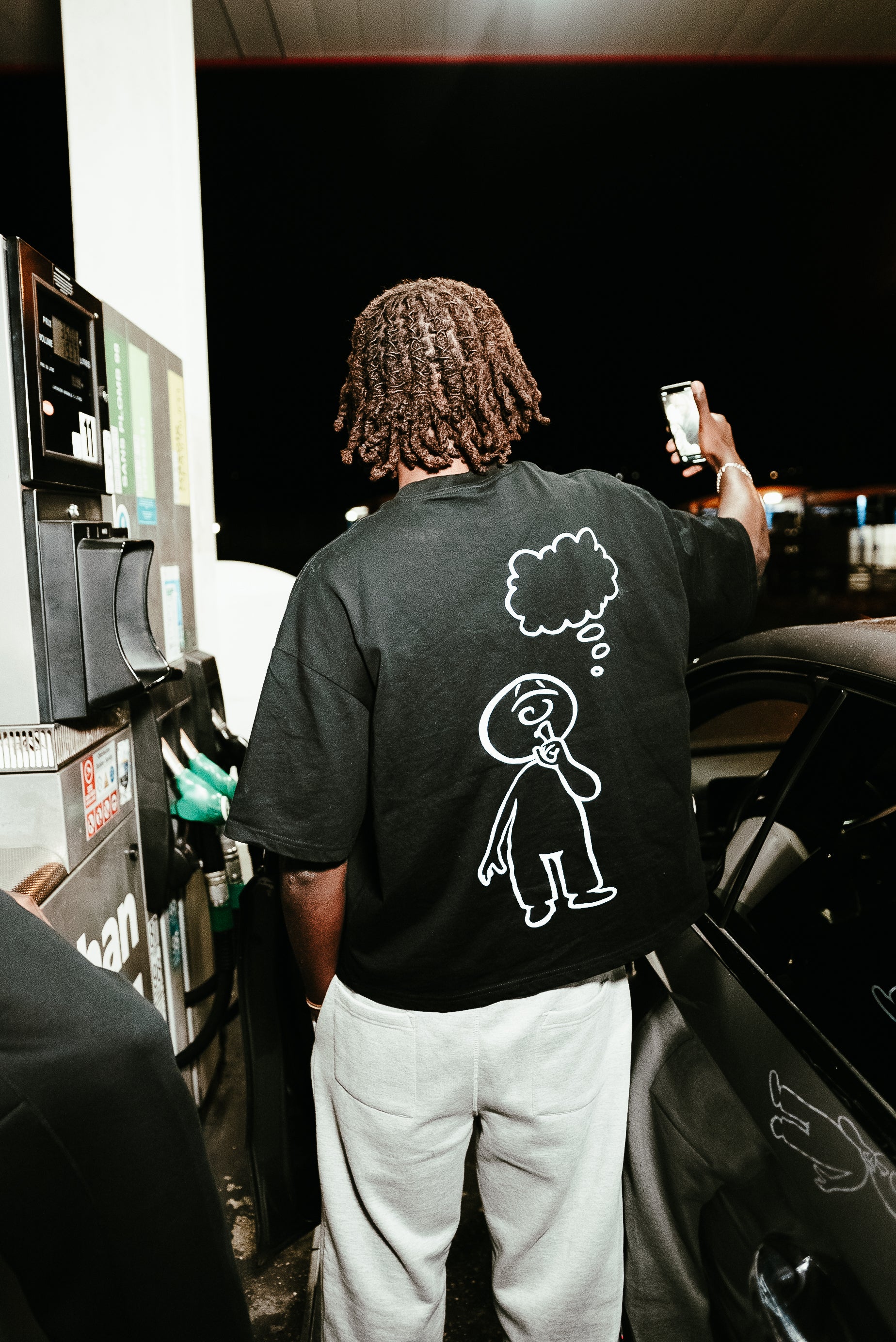 TEE-SHIRT NOIR  ‘’NO NOISE’’